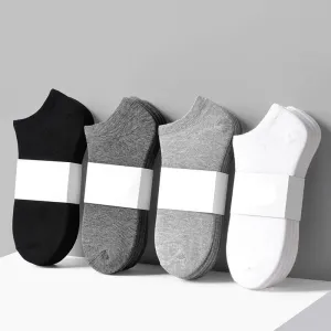 5 Pairs/Lot Low Cut Men Socks Breathable Cotton Sports