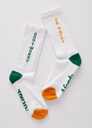 Afends Unisex No Worries - 1 Pack Socks