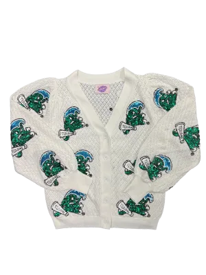 Angry Wave Puff Cardigan