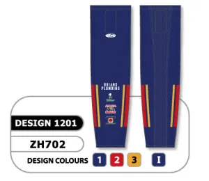 Athletic Knit Custom Sublimated Hockey Sock Design 1201