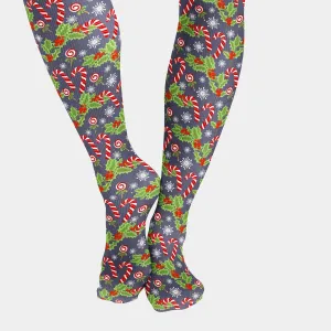 Candy Cane Confections - Compression Scrubs Socks