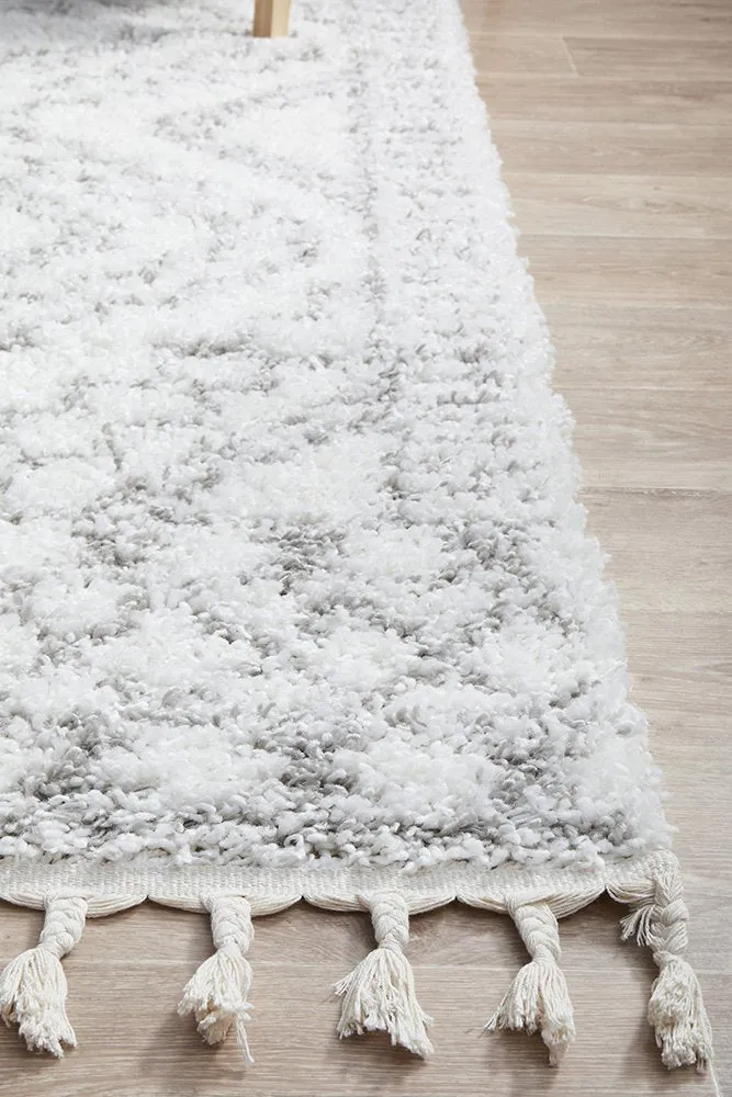 Casablanca Fez Rug (White) by Rug Culture