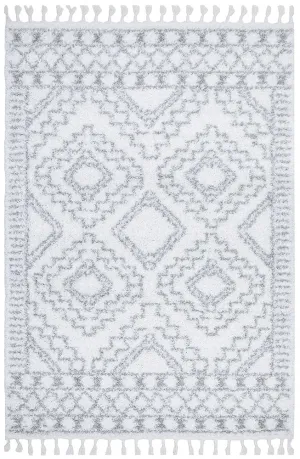 Casablanca Fez Rug (White) by Rug Culture