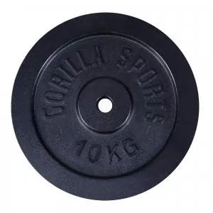 Cast Iron Weight Plate 10KG - Black