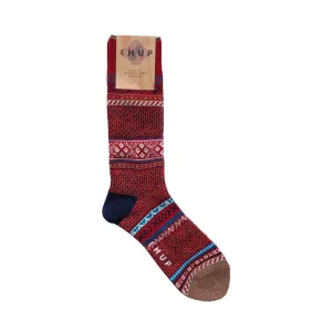 Chup Socks Spring Stippling (Crimson)