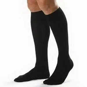 Classic Supportwear Men's Knee-High Mild Compression Socks Large, Black