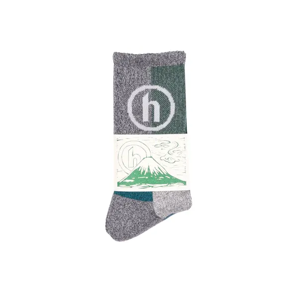 Hidden Patchwork Grey/Blue Socks