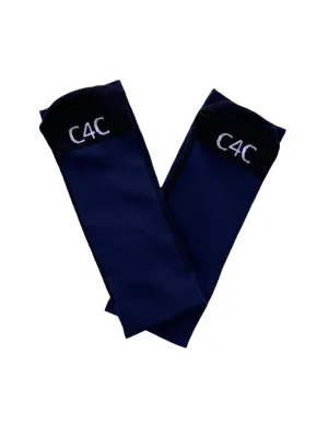 Knee Length C4C Show Socks - Blue