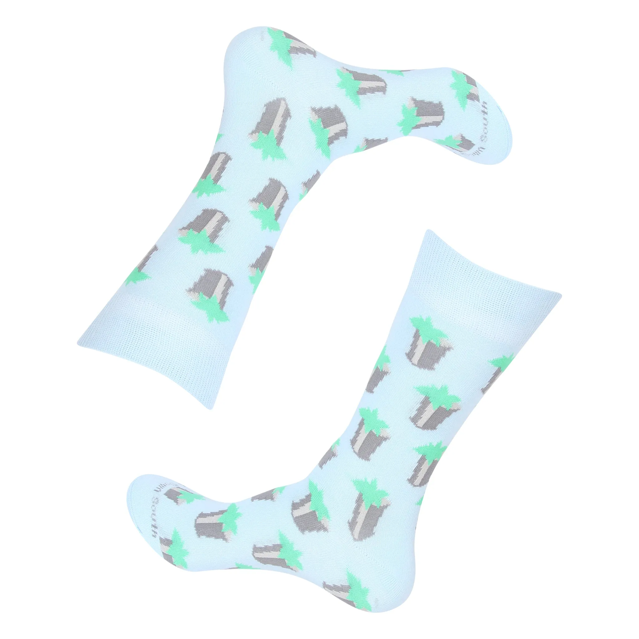 Light Blue Mint Julep Socks