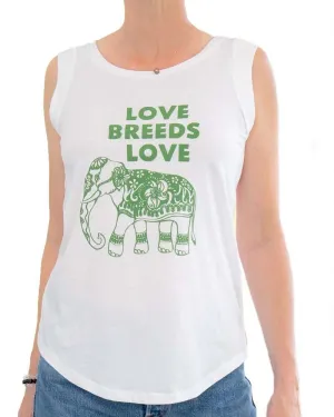 Love Breeds Love Elephant Muscle Tee