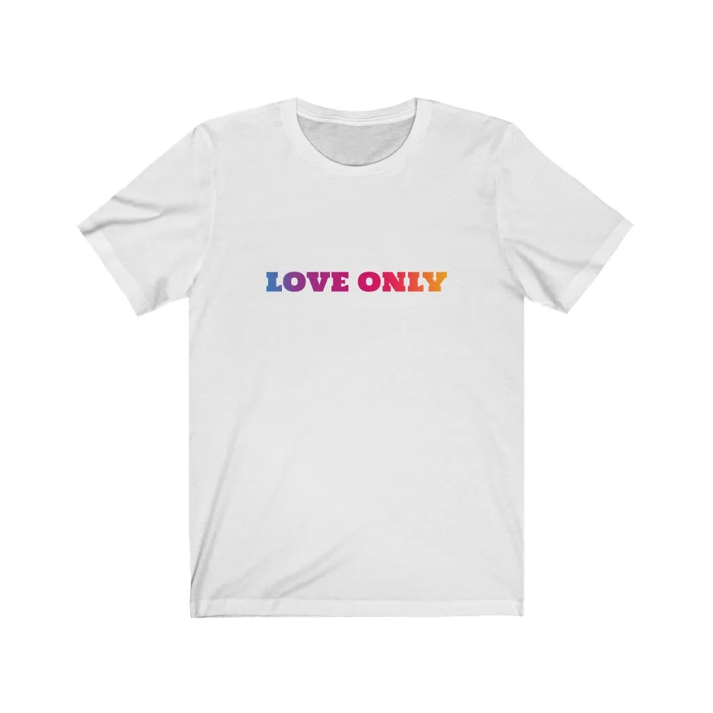 Love Only Colorful Print Jersey Short Sleeve Tee