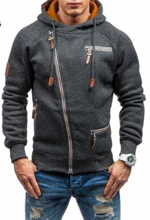 Men zipper hoodie Just For You