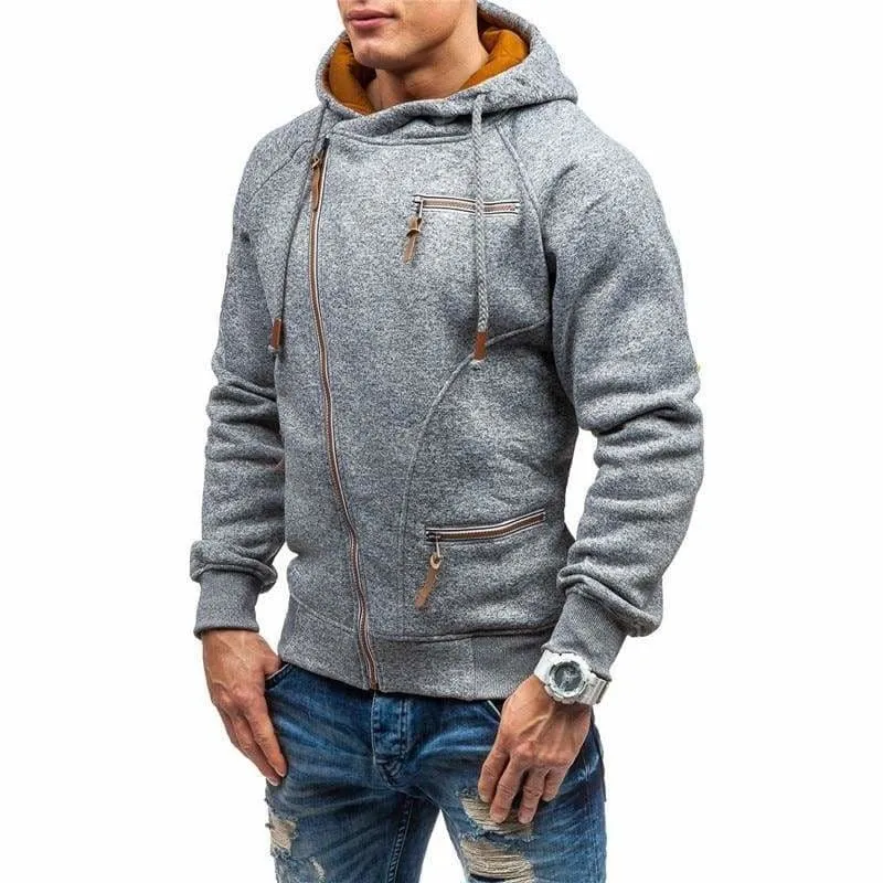 Men zipper hoodie Just For You