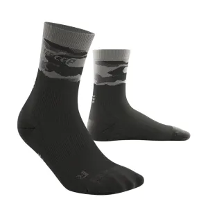 Mens CEP Mid Cut Socks Compression CAMOCLOUD