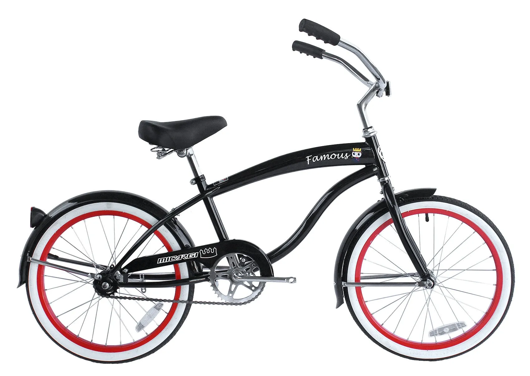 Micargi Famous 20″ Steel Frame Boy's Beach Cruiser