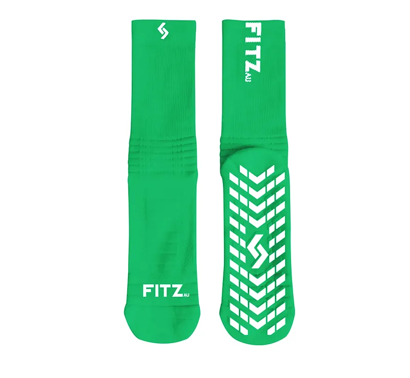 Player Pack Grip Socks   Leg  Sleeves Green