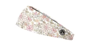 RAVEbandz The Pro - Wide Stretch Headband (Delicate Daisies)