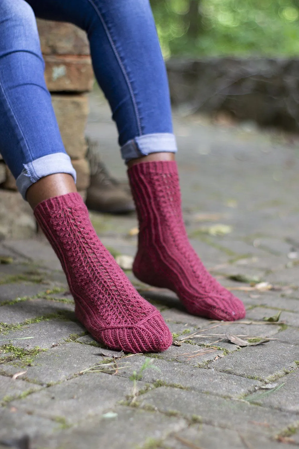 Red Cypress Socks