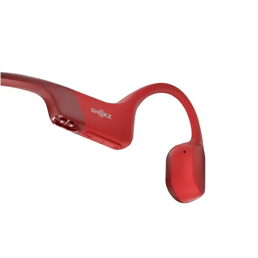 Shokz Openrun Headset Wireless Neck-Band Sports Bluetooth Red