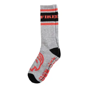 SPITFIRE CLASSIC 87' SOCKS HEATHER GREY/RED/BLACK