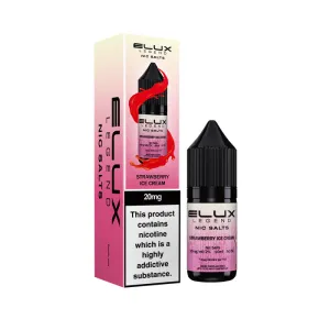 Strawberry Ice Cream 10ml Nic Salt E-Liquid by Elux Legend