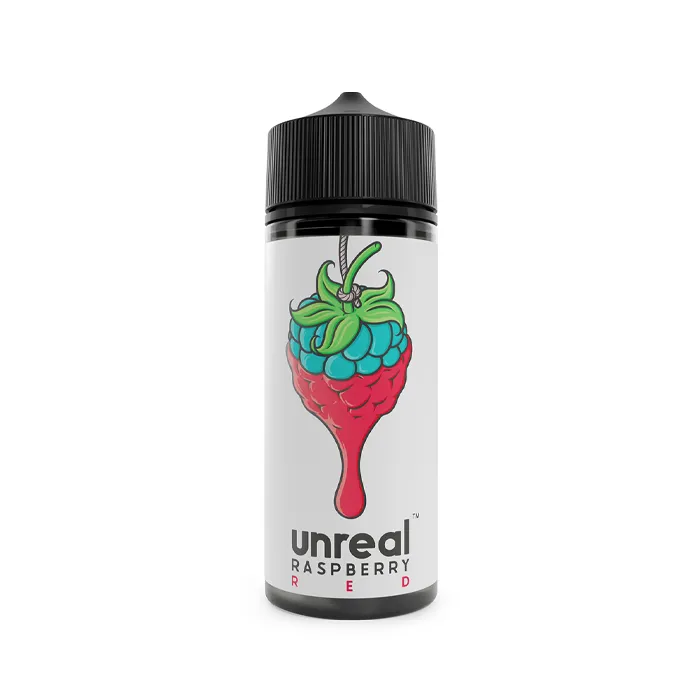 Unreal Raspberry Red 100ml Shortfill E-Liquid