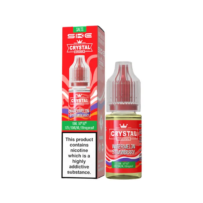 Watermelon Strawberry 10ml Nic Salt E-Liquid by SKE Crystal