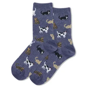 WOMEN'S CATS CREW SOCK