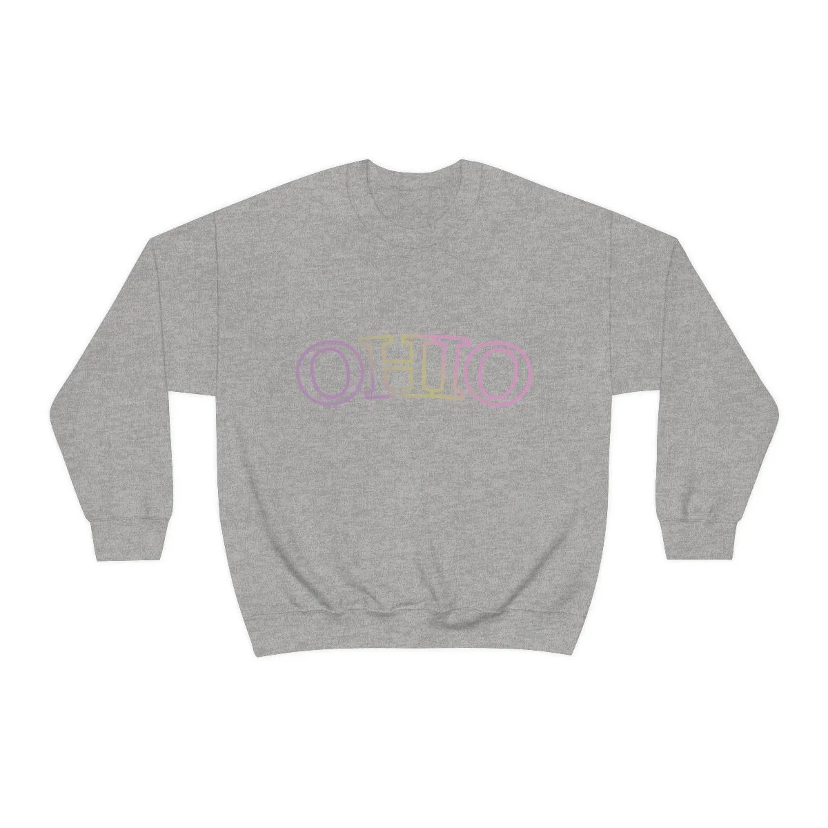 Womens Gradient Ohio State Crewneck Sweatshirt