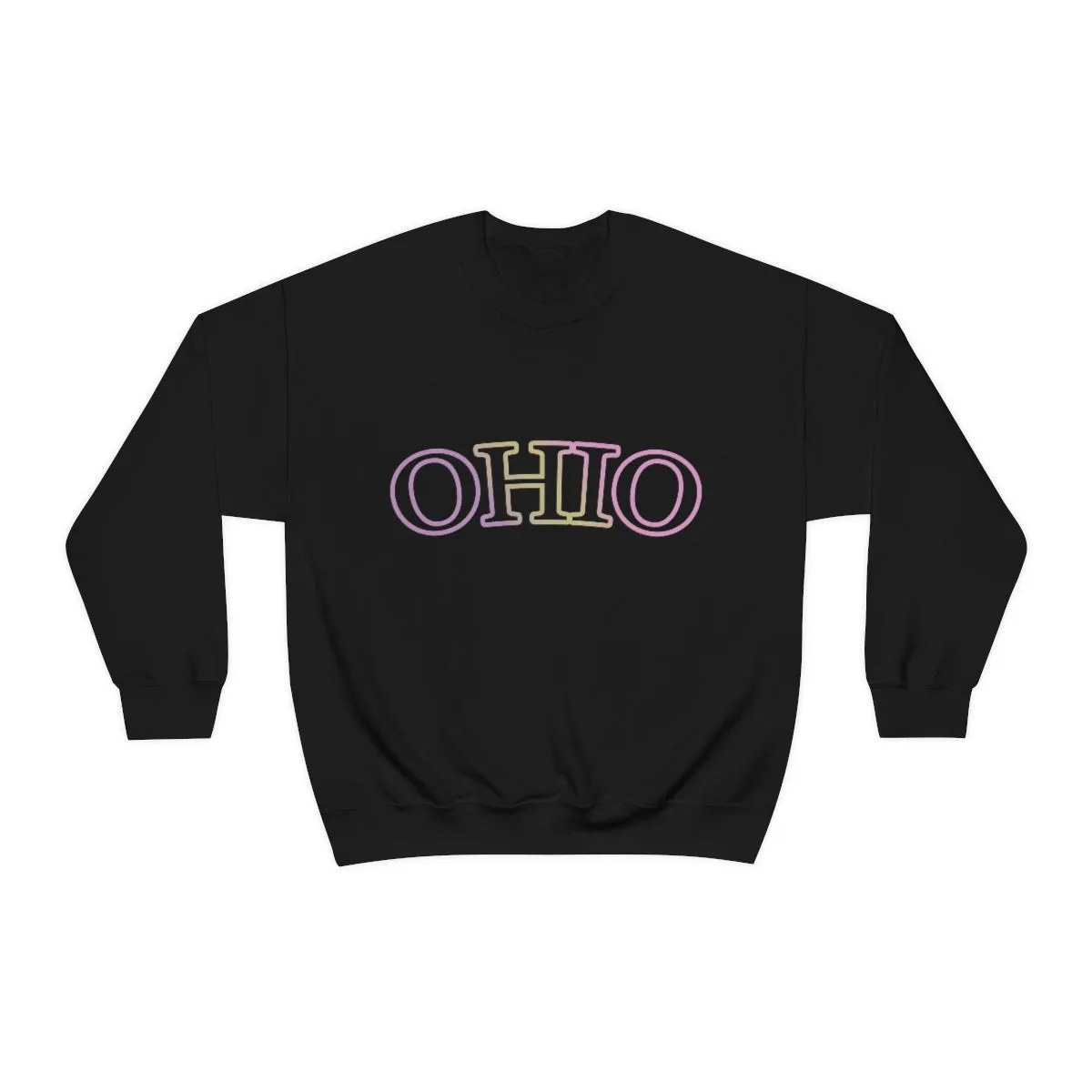 Womens Gradient Ohio State Crewneck Sweatshirt