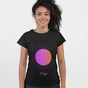 Womens VIRGO Gradient Zodiac T-Shirt